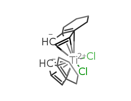 Molecular Structure of 12113-37-0 (titanium(4+) chloride 4,5,6,7-tetrahydroinden-3a-ide (1:2:2))