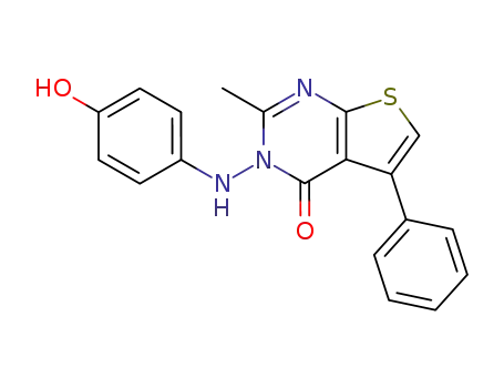 3-(4-Hydroxy-phenylamino)-2-methyl-5-phenyl-3H-thieno[2,3-d]pyrimidin-4-one