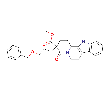 3-(3-Benzyloxypropyl)-4-oxo-1,2,3,4,6,7,12,12b-octahydroindolo<2,3-a>quinolizin-3-carbonsaeureethylester