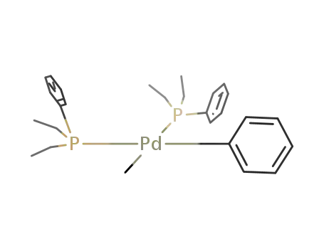 cis-PdMePh(PEt<sub>2</sub>Ph)2
