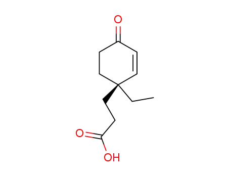 (4R)-4-ethyl-4-(2-carboxyethyl)-2-cyclohexen-1-one