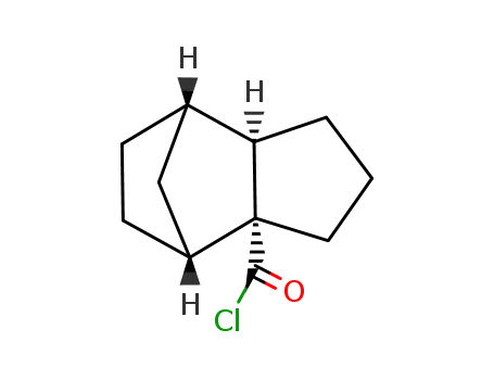 Molecular Structure of 80623-06-9 (4,7-Methano-3aH-indene-3a-carbonyl chloride, octahydro-, (3aalpha,4beta,7beta,7aalpha)- (9CI))