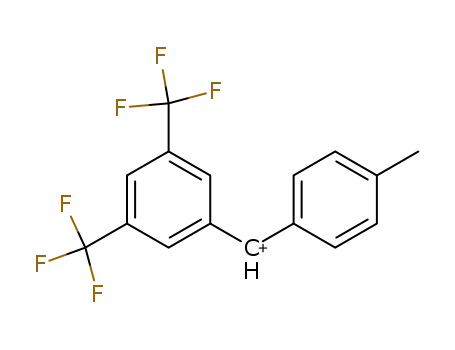Molecular Structure of 87901-59-5 (Methylium, [3,5-bis(trifluoromethyl)phenyl](4-methylphenyl)-)