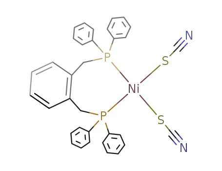 (1,2-bis{(diphenylphosphino)methyl}benzene)dithiocyanatonickel(II)