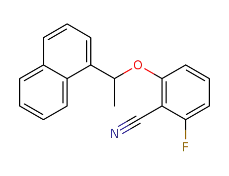Benzonitrile, 2-fluoro-6-[1-(1-naphthalenyl)ethoxy]-
