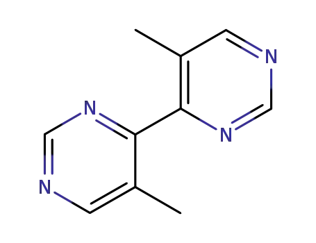 Molecular Structure of 87999-62-0 (4,4'-Bipyrimidine, 5,5'-dimethyl-)