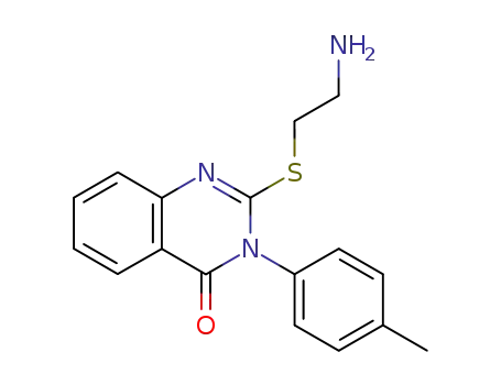 2-(2-Amino-ethylsulfanyl)-3-p-tolyl-3H-quinazolin-4-one