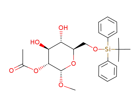 methyl 2-O-acetyl-6-O-tert-butyldiphenylsilyl-α-D-glucopyranoside