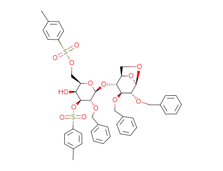 1,6-anhydro-2,2',3-tri-O-benzyl-3',6'-di-O-tosyl-β-lactose