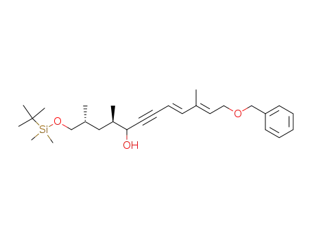 (8E,10E)-(2R,4R)-12-Benzyloxy-1-(tert-butyl-dimethyl-silanyloxy)-2,4,10-trimethyl-dodeca-8,10-dien-6-yn-5-ol