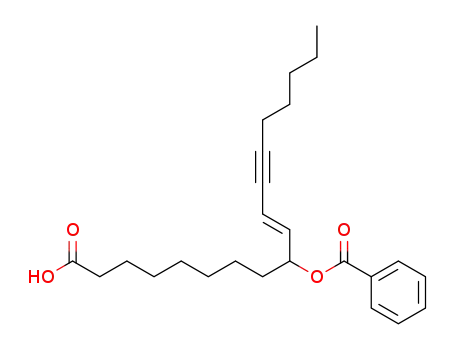 Benzoic acid (E)-1-(7-carboxy-heptyl)-dec-2-en-4-ynyl ester