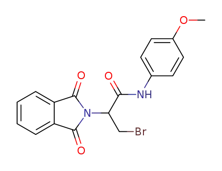 2H-Isoindole-2-acetamide,
a-(bromomethyl)-1,3-dihydro-N-(4-methoxyphenyl)-1,3-dioxo-