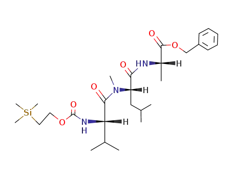 N-(2-trimethylsilylethyloxycarbonyl)valyl-N-methylleucylalanine benzyl ester