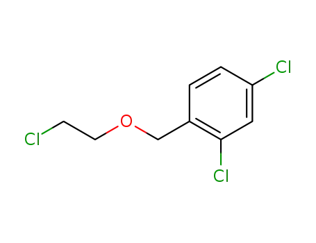 Molecular Structure of 82157-27-5 (2,4-dichloro-1-[(2-chloroethoxy)methyl]benzene)