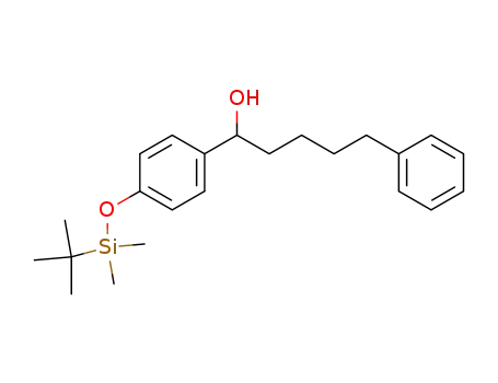 1-<4-<(tert-butyldimethylsilyl)oxy>phenyl>-5-phenyl-pentan-1-ol