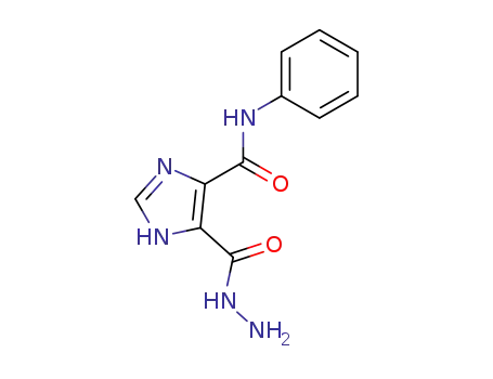 Molecular Structure of 89562-40-3 (5-HYDRAZINOCARBONYL-3H-IMIDAZOLE-4-CARBOXYLIC ACID PHENYLAMIDE)