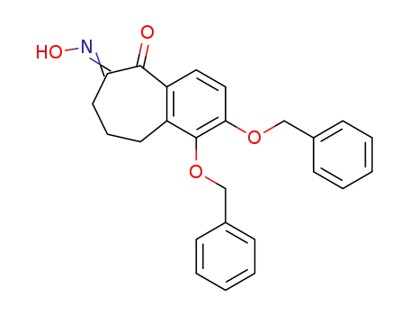 1,2-dibenzyloxy-6-hydroxyimino-6,7,8,9-tetrahydro-5H-benzocylohepten-5-one