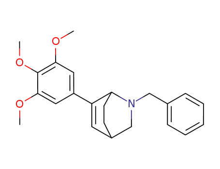 2-benzyl-6-(3',4',5'-trimethoxyphenyl)-2-azabicyclo<2.2.2>oct-5-ene