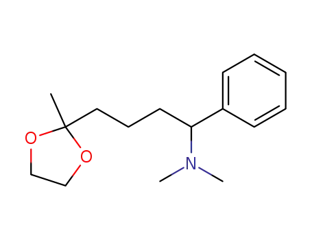 Dimethyl-[4-(2-methyl-[1,3]dioxolan-2-yl)-1-phenyl-butyl]-amine