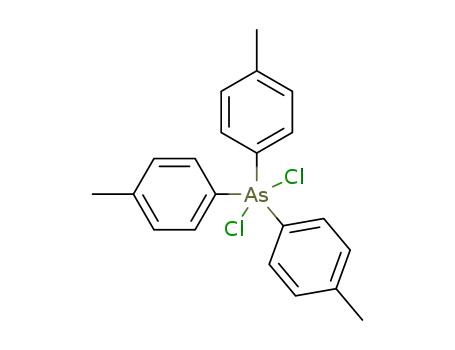 Molecular Structure of 73694-85-6 (Arsorane, dichlorotris(4-methylphenyl)-)