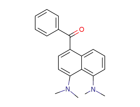 Molecular Structure of 135236-04-3 (Methanone, [4,5-bis(dimethylamino)-1-naphthalenyl]phenyl-)