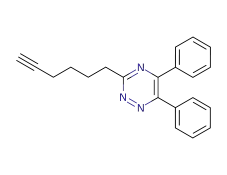 5,6-diphenyl-3-(5-hexynyl)-1,2,4-triazine