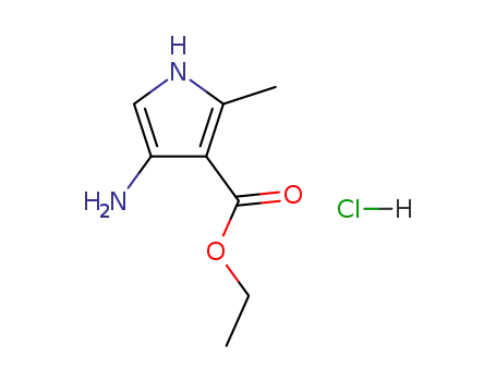 Molecular Structure of 59133-28-7 (ETHYL 4-AMINO-2-METHYL-1H-PYRROLE-3-CARBOXYLATE)