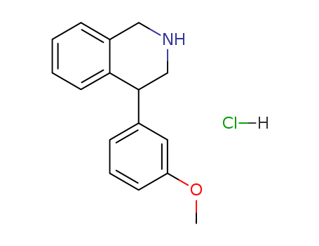 Isoquinoline, 1,2,3,4-tetrahydro-4-(3-methoxyphenyl)-, hydrochloride