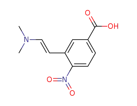 Molecular Structure of 99474-17-6 (Methyl-3-<trans-2-(dimethylamino)vinyl>-4-nitrobenzoat)
