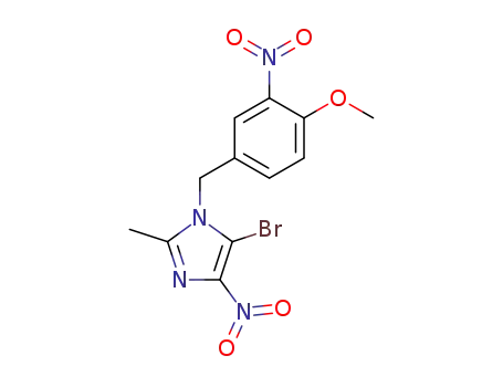 1-(4-Methoxy-3-nitrobenzyl)-2-methyl-4-nitro-5-bromoimidazole