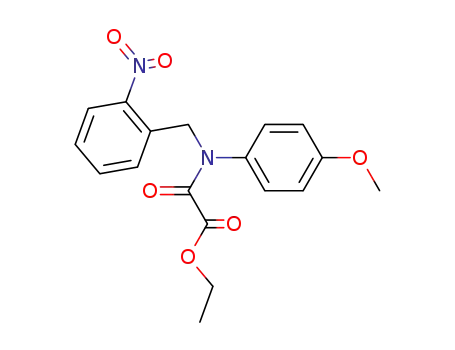 N-(4-Methoxy-phenyl)-N-(2-nitro-benzyl)-oxalamic acid ethyl ester