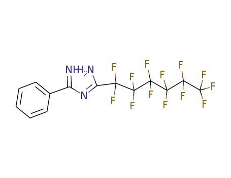 N-(2,2,3,3,4,4,5,5,6,6,7,7,7-Tridecafluoroheptanimidoyl)benzenecarboximidamide