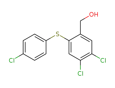 {4,5-dichloro-2-[(4-chlorophenyl)sulfanyl]phenyl}methanol