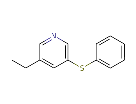 Pyridine, 3-ethyl-5-(phenylthio)-