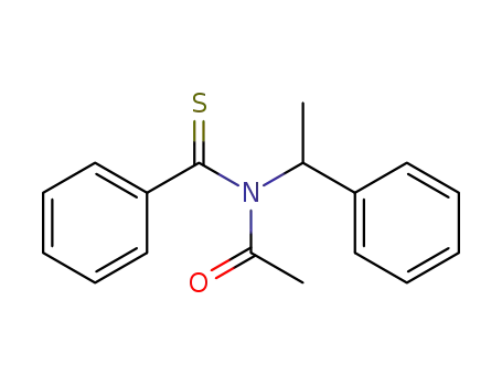 Molecular Structure of 89873-89-2 (Acetamide, N-(1-phenylethyl)-N-(phenylthioxomethyl)-)