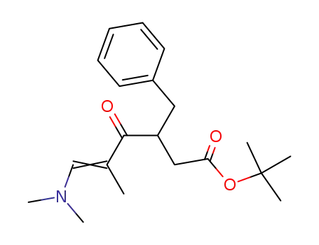 (E)-3-Benzyl-6-dimethylamino-5-methyl-4-oxo-hex-5-enoic acid tert-butyl ester