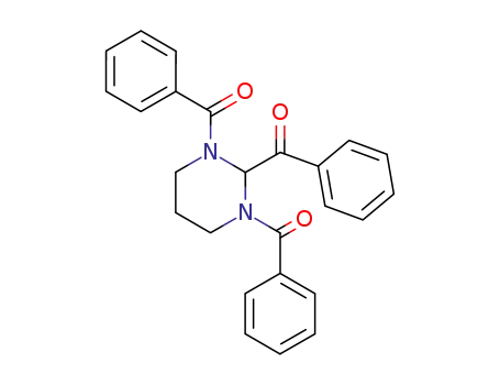 Pyrimidine, 1,2,3-tribenzoylhexahydro-