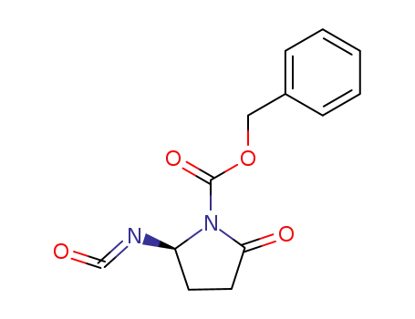1-Pyrrolidinecarboxylic acid, 2-isocyanato-5-oxo-, phenylmethyl ester,
(S)-
