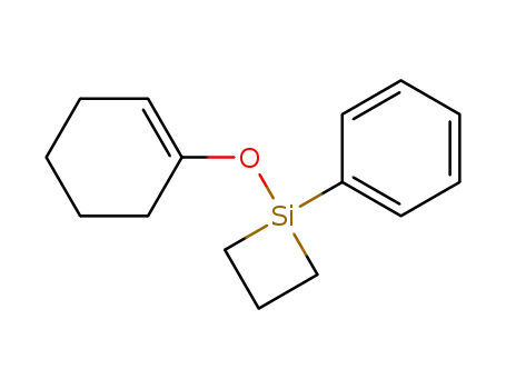 Silacyclobutane, 1-(1-cyclohexen-1-yloxy)-1-phenyl-