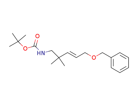 Carbamic acid, [2,2-dimethyl-5-(phenylmethoxy)-3-pentenyl]-,
1,1-dimethylethyl ester, (E)-