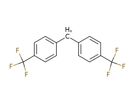 Methylium,bis[4-(trifluoromethyl)phenyl]- (9CI) 87901-60-8