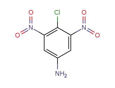 Molecular Structure of 84388-94-3 (Benzenamine, 4-chloro-3,5-dinitro-)