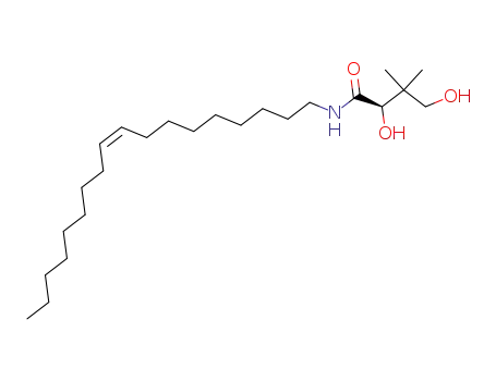 Molecular Structure of 117801-03-3 ((2R)-2,4-Dihydroxy-3,3-dimethyl-N-oleylbutanamid)