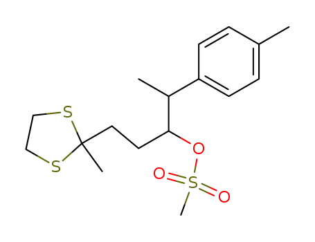Methanesulfonic acid 1-[2-(2-methyl-[1,3]dithiolan-2-yl)-ethyl]-2-p-tolyl-propyl ester