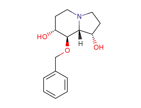 (1S,7R,8R,8aR)-8-(Benzyloxy)-1,7-dihydroxyoctahydroindolizidine