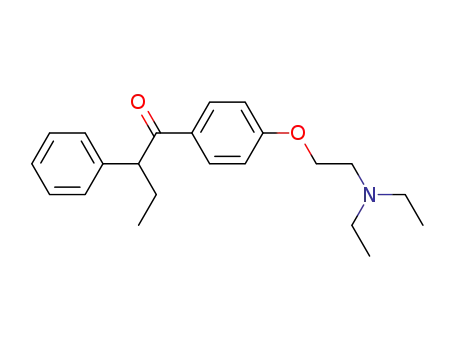 1-[4-(2-diethylamino-ethoxy)-phenyl]-2-phenyl-butan-1-one