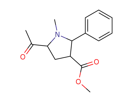 5-Acetyl-1-methyl-2-phenyl-pyrrolidine-3-carboxylic acid methyl ester
