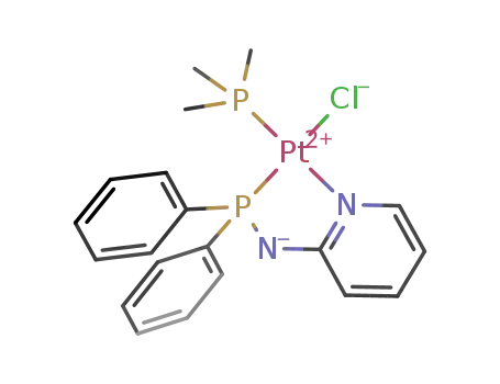 cis-[PtCl(2-(diphenylphosphinoamino)pyridinato-P,N)(PMe<sub>3</sub>)]