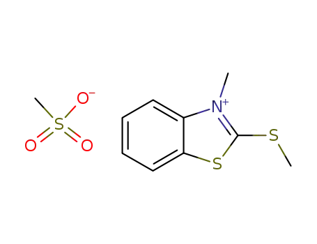 Benzothiazolium, 3-methyl-2-(methylthio)-, methanesulfonate