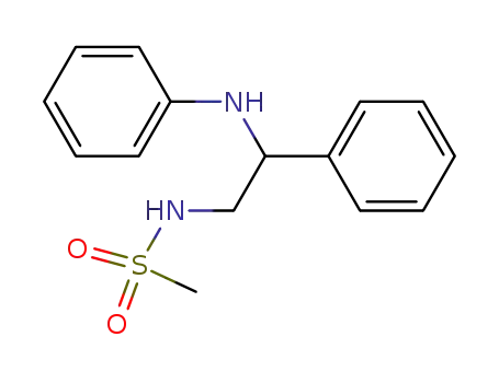 N-<2-Phenyl-2-(phenylamino)ethyl>methansulfonamid